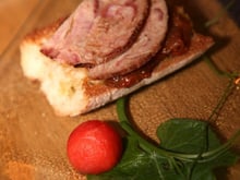 Crostini d'Andouille de Vire  et compotée de figues