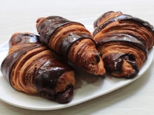 Croissants bicolores au chocolat