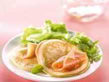 Pancake de pommes des champs au saumon fumé