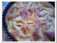 Gâteau rustique aux pommes traditionnel