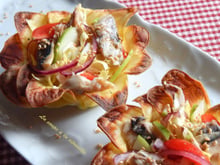 Petit panier de pommes de terre et sa salade