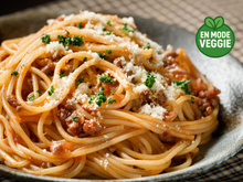 Pâtes à la bolognaise végétarienne