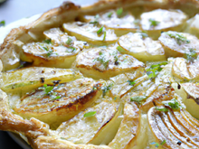 Tarte savoureuse aux poireaux