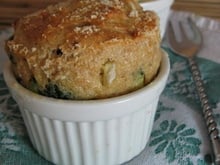 Soufflés de courgette au parmesan maison