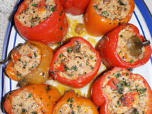 Poivrons farcis à la tunisienne
