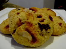 Cookies cranberries & noix du Brésil caramélisées