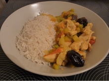 Aiguillettes de poulet aux poivrons et épices