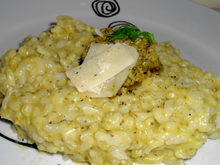 Risotto au Pesto et parmesan