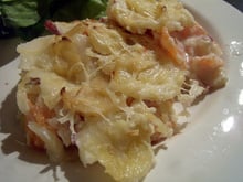 Gratin panais & carottes au lait de coco