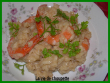 Risotto aux crevettes économique