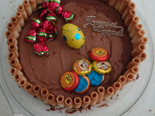 Gâteau de Pâques au chocolat