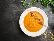 “C’est crémeux alors qu’il n’y a pas de beurre”:  Albane Auvray (Top Chef) partage sa version de la soupe au potimarron