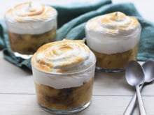 Bananes rôties meringuées