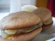Whoopies cacao à la gelée de thé roobois