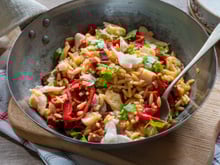 One pot pasta chorizo et poivrons : le plat express qui régale tout le monde