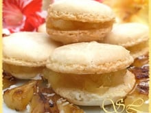 Coco macarons à l'ananas