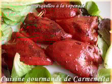 Piquillos farcis à la tapenade