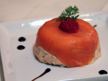 Dôme aux deux saumons