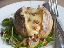 Pommes de terre gratinées au Saint Agur