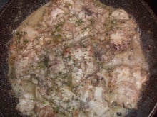 Cervelle de veau pôelé