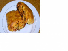 Roule feuilleté de viande hachée