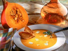 Velouté de potiron à la Forézienne