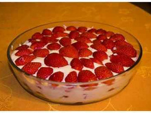 Tiramisu aux fraises et limoncello