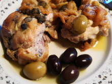Pic de veau aux olives et à la Fourme d'Ambert