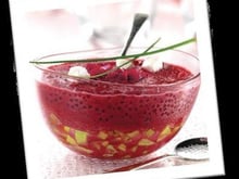Velouté froid de betterave maison