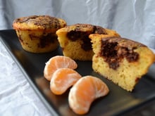 Mini cake chocolat clémentine