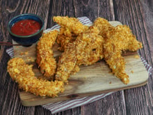 Tenders de poulet au four