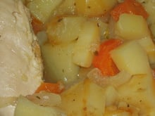 Poulet en cocotte à la moutarde