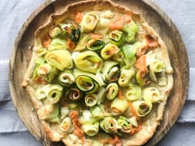 Tarte courgette saumon mascarpone