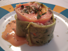 Roulade de saumon à l'Hectorine