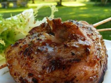 Poitrine de porc roulée à la moutarde ancienne