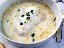 Dos de Cabillaud gratiné