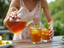 On a trouvé une recette d’Ice Tea maison à la nectarine et à la vanille, parfaite pour vous rafraîchir durant tout l’été !
