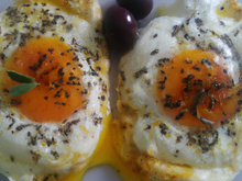 Œufs brouillés au chèvre