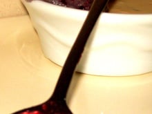 Parfait glacé au chocolat blanc et pistaches