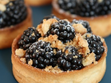 Tartelettes aux mûres : entre amandine et streusel