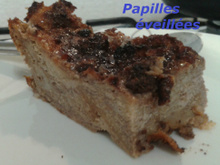 Pudding chocolaté aux pommes