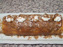 Bûche au caramel au beurre salé