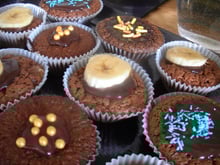 Muffins chocolat-banane