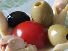 Papillottes légères de dinde aux tomates et olives vertes