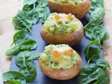 Pommes de terre au Maroilles coulant