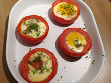 Délice de tomates aux œufs