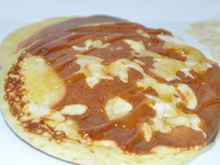 Blinis aux amandes et au miel