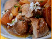 Sauté de dinde au coing
