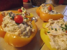 Poivrons farcis au thon