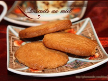 Petits biscuits au miel